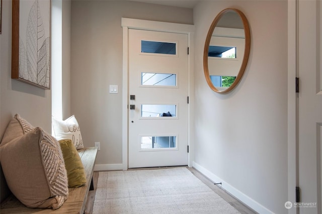 entrance foyer with a wealth of natural light