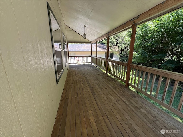 view of deck