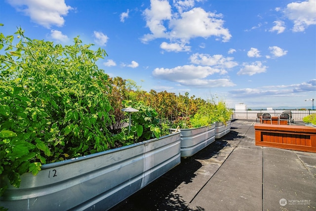 exterior space with a patio area