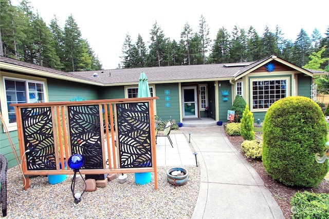 view of ranch-style house