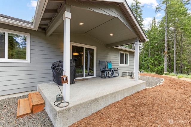 view of patio / terrace with grilling area