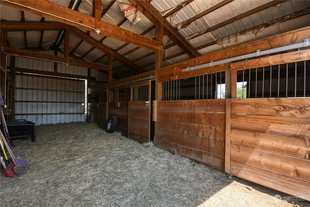 view of stable