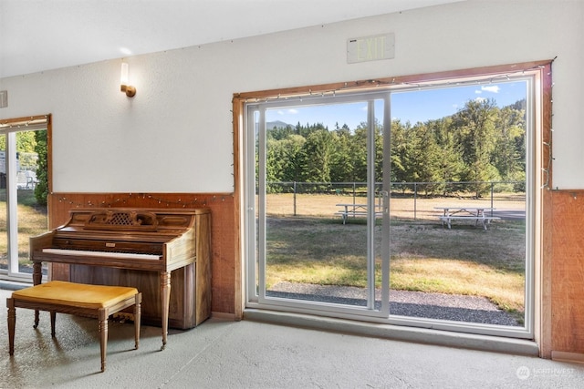 view of sitting room