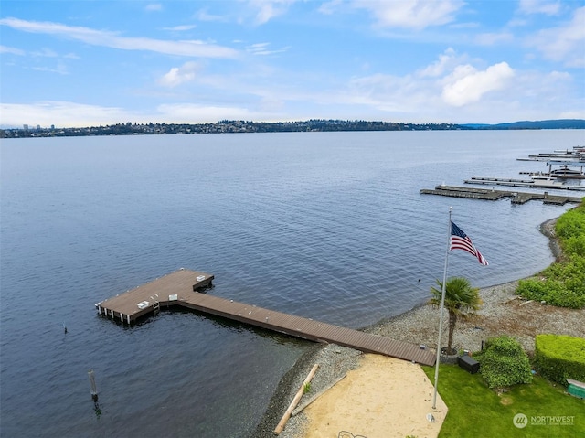 3263 Evergreen Point Rd, Medina, WA 98039 - dock area featuring a water view