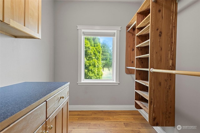 6340 Chuckanut Dr, Bow, WA 98232 - spacious closet with light wood-style flooring