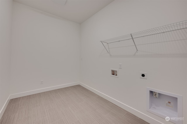 29209 217th Pl SE Unit 30, Black Diamond, WA 98010 - clothes washing area with baseboards, hookup for an electric dryer, hookup for a washing machine, and laundry area