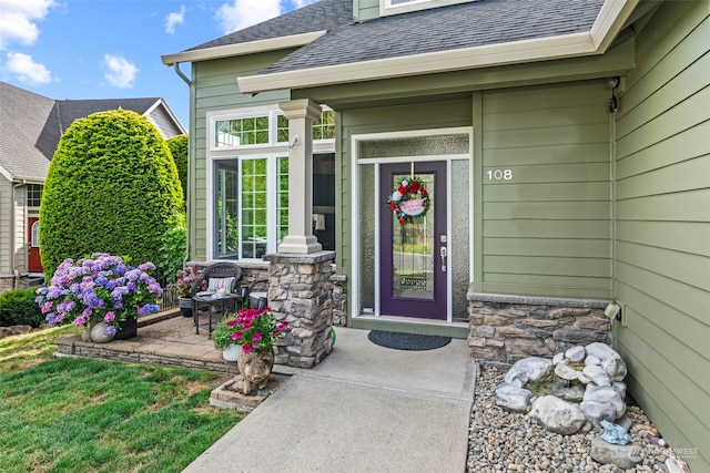 view of entrance to property