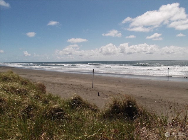 water view featuring a view of the beach