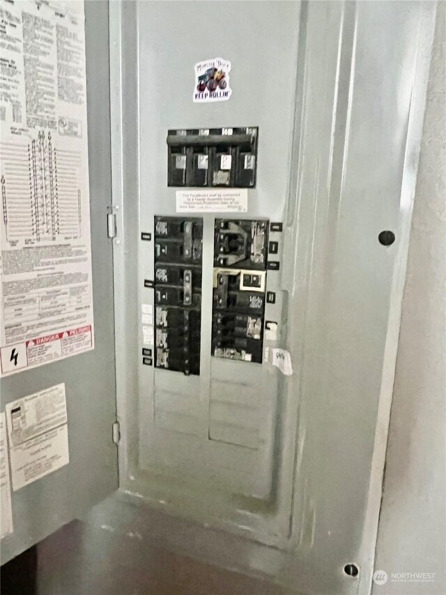 utilities with electric panel