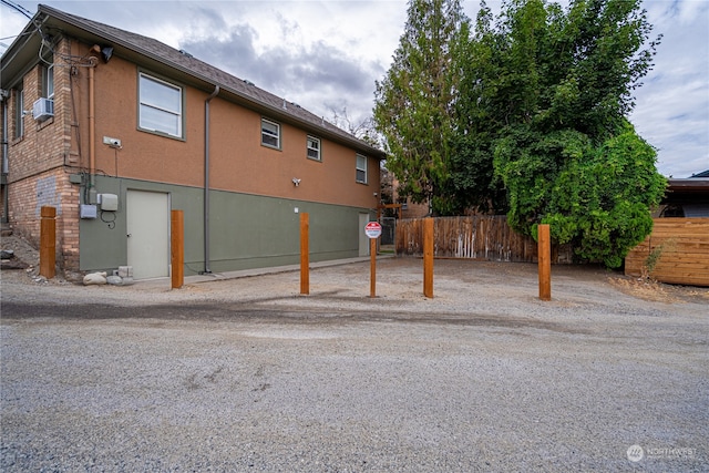 view of property exterior featuring cooling unit