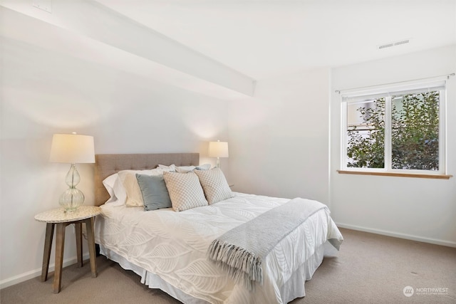 bedroom with carpet flooring