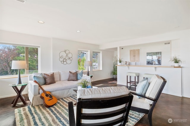 view of living room