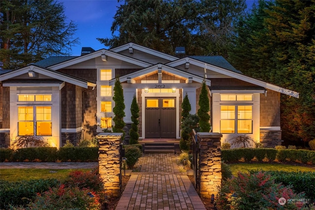 view of craftsman house