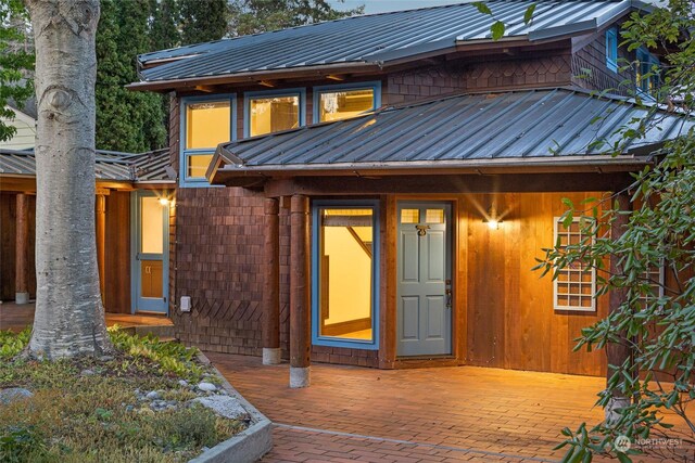 470 Friday Ave, Friday Harbor, WA 98250 - back of house with metal roof and a standing seam roof