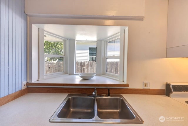 kitchen featuring sink