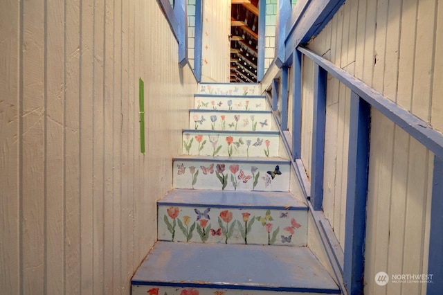 view of staircase