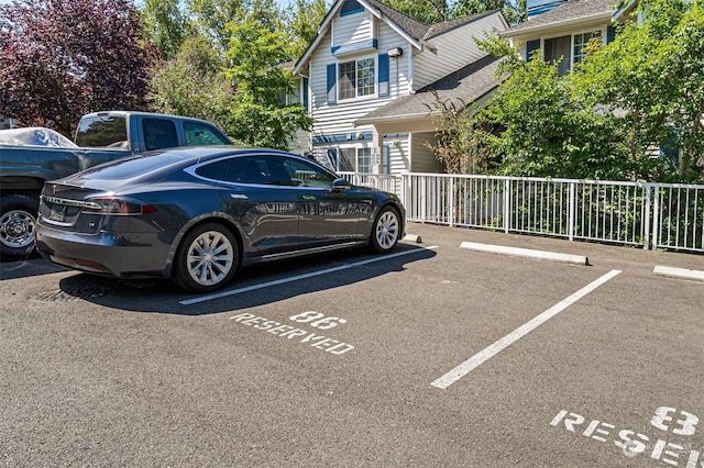 view of vehicle parking