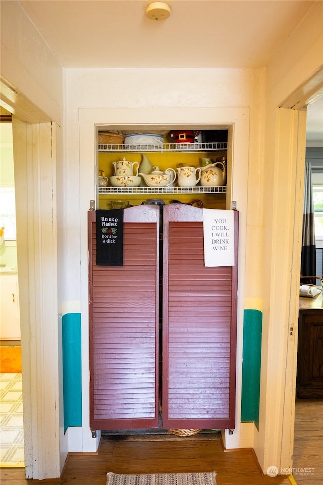 view of pantry