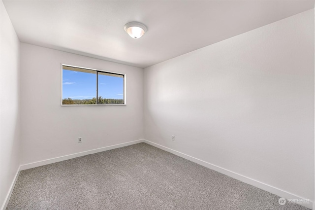 empty room with carpet floors