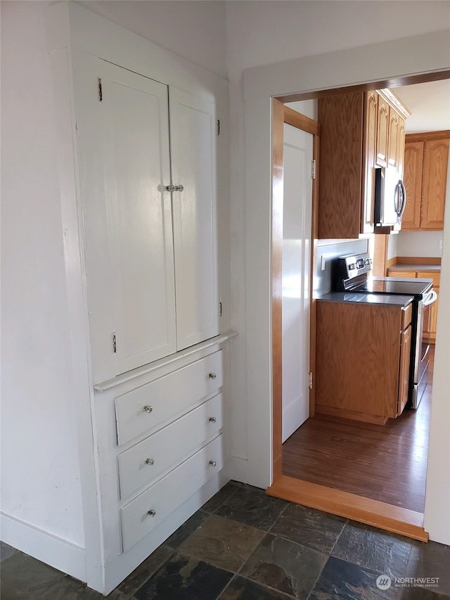 kitchen featuring appliances with stainless steel finishes