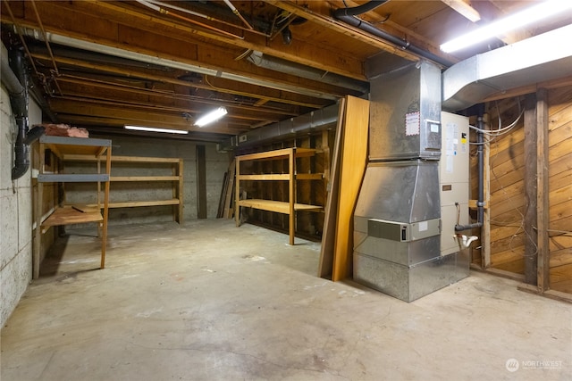 view of basement