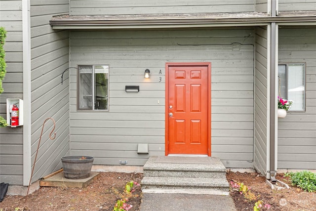 view of entrance to property