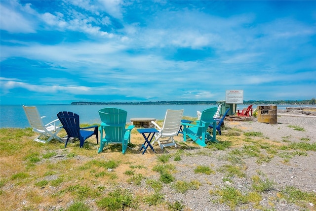 property view of water