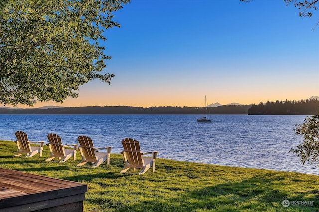 property view of water