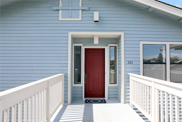 view of entrance to property