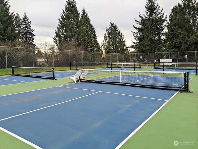 view of sport court