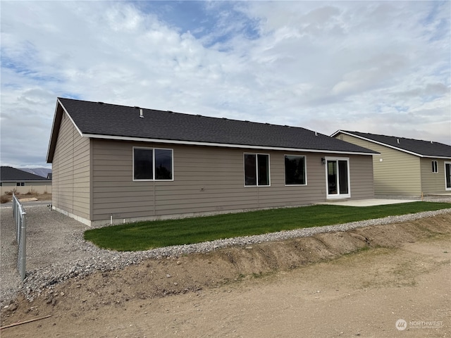 back of house featuring a patio area