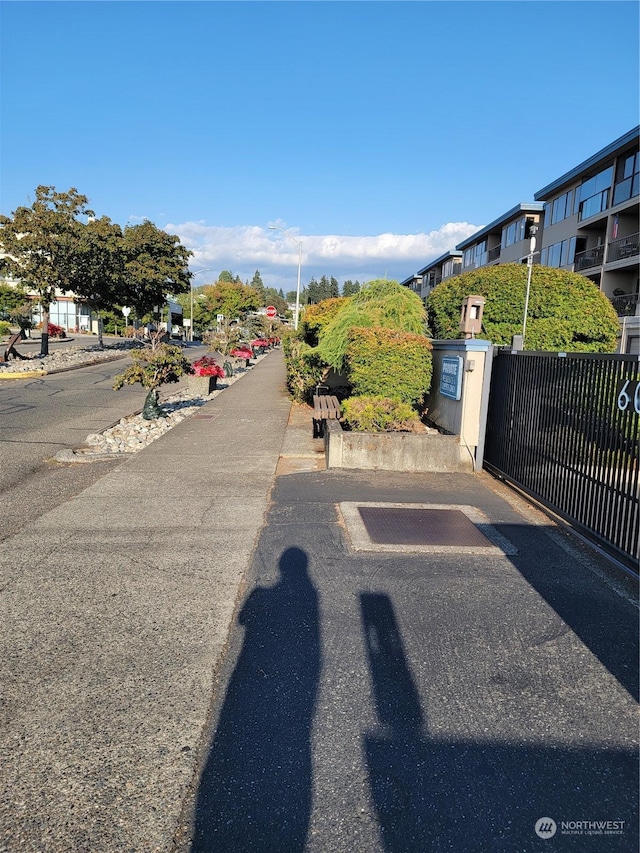 view of street