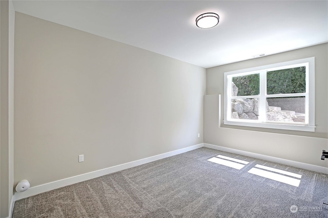 unfurnished room with carpet