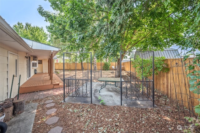 exterior space with a patio