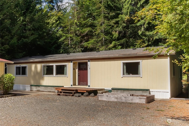 view of manufactured / mobile home