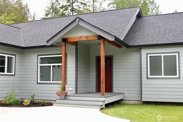 8710 Trillium Ln, Concrete, WA 98237 - view of front of house featuring roof with shingles
