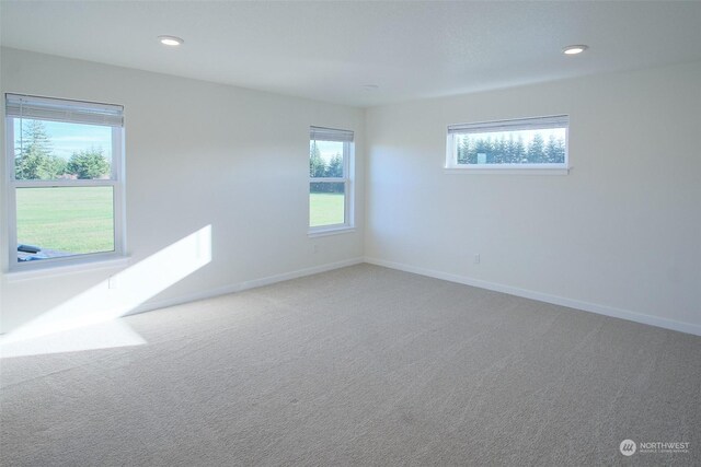 empty room featuring carpet floors