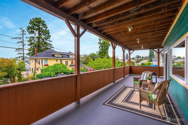 view of patio / terrace with outdoor lounge area