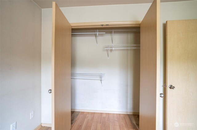 view of closet