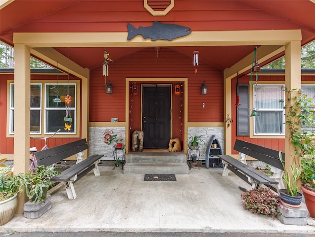 view of entrance to property