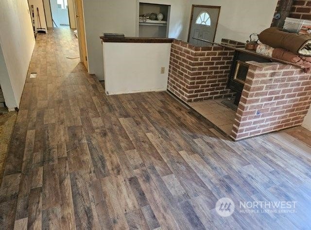 interior space featuring hardwood / wood-style floors