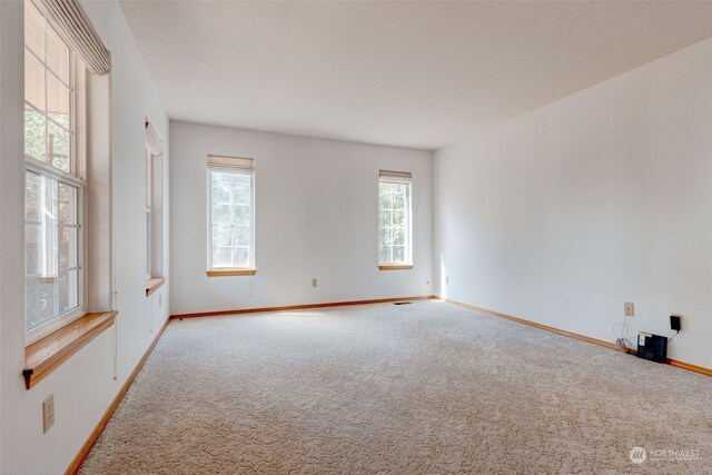 empty room featuring carpet flooring