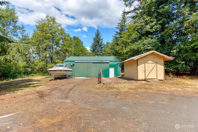 view of outbuilding