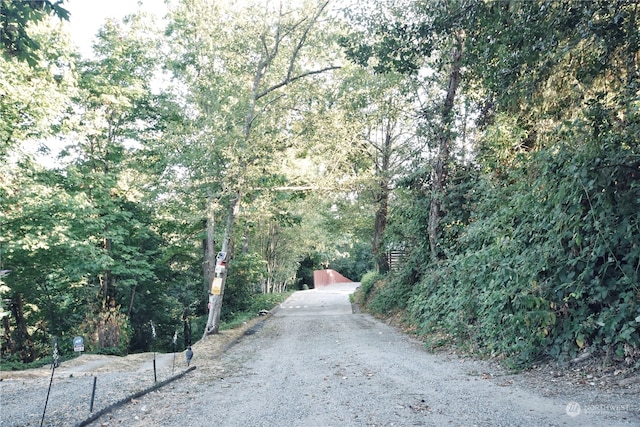 view of road