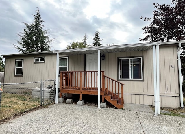 view of manufactured / mobile home