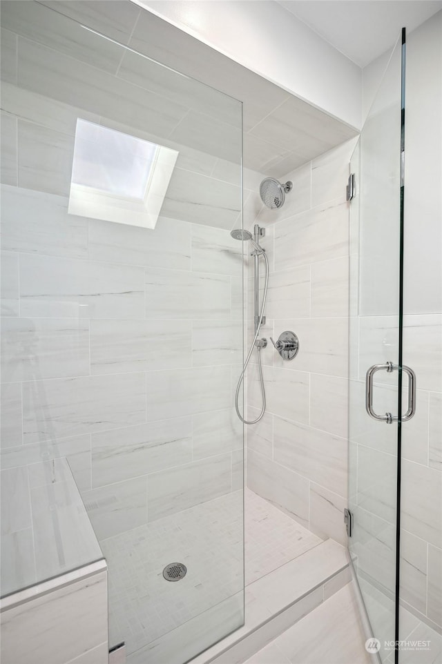 full bath with a stall shower