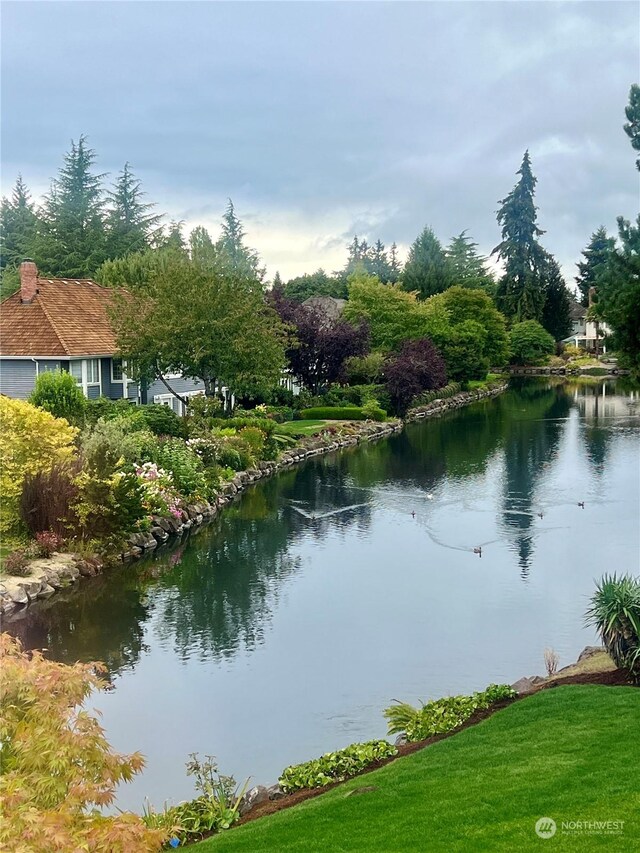 view of water feature