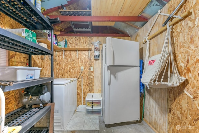 view of storage room