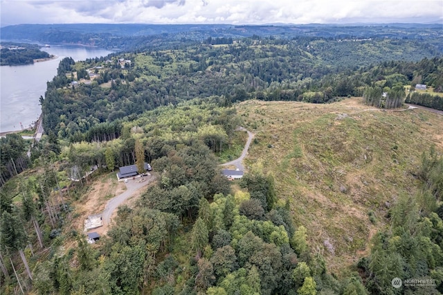 3021 Stella Rd, Longview, WA 98632 - bird's eye view with a water view and a view of trees
