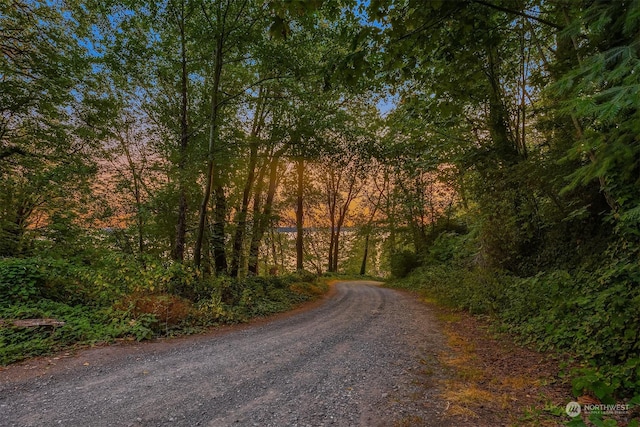 view of road